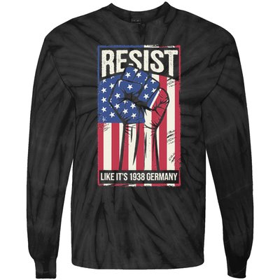 Resist Like Its 1938 Germany Tie-Dye Long Sleeve Shirt