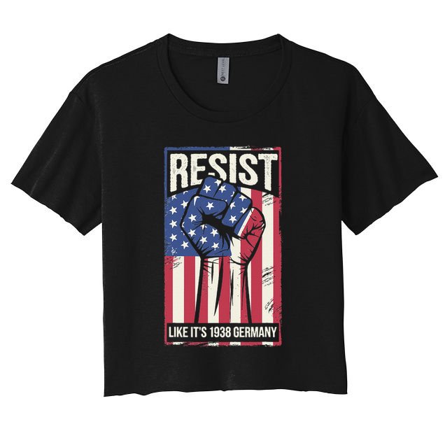 Resist Like Its 1938 Germany Crop Top