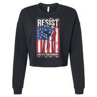 Resist Like Its 1938 Germany Cropped Pullover Crew