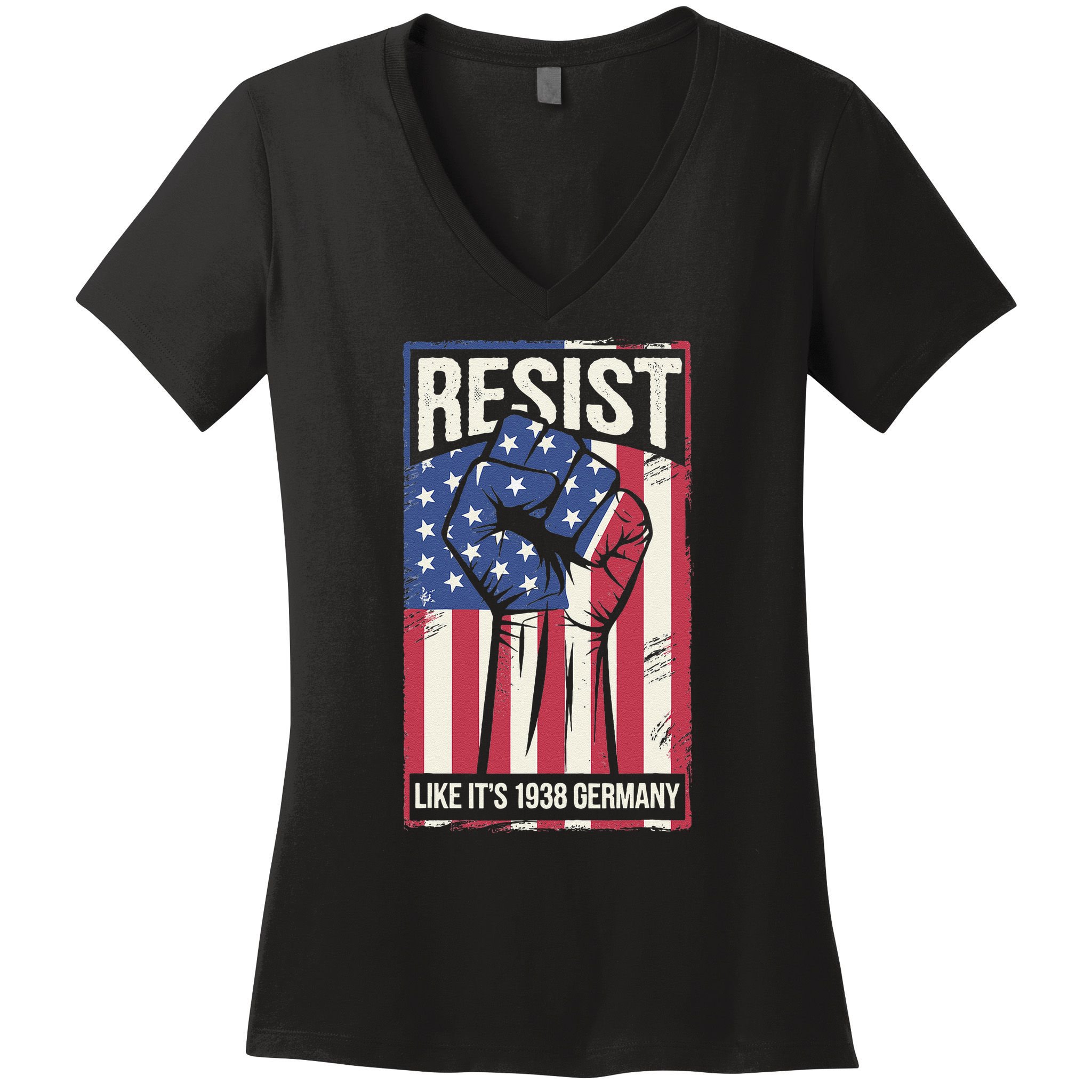 Resist Like Its 1938 Germany Women's V-Neck T-Shirt