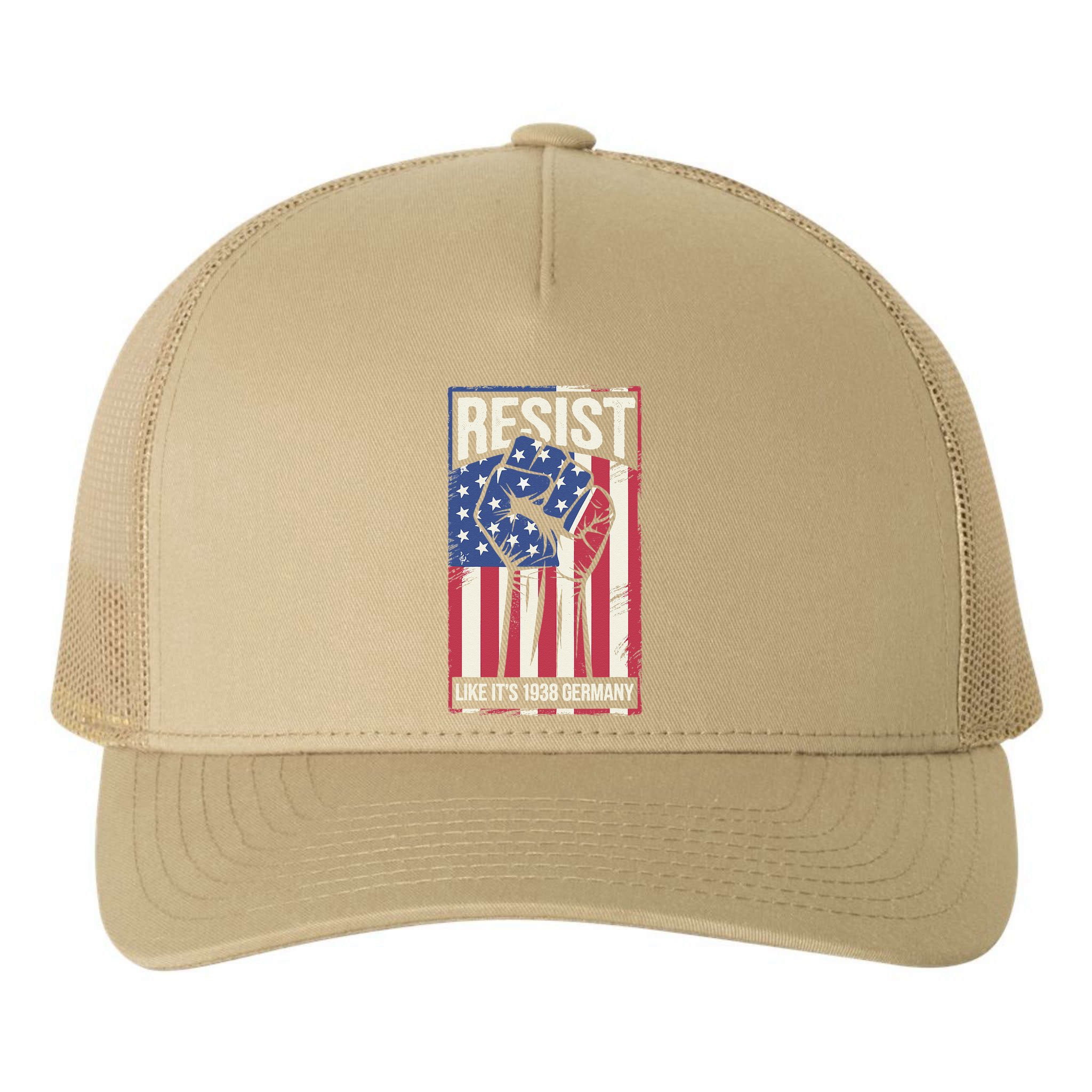 Resist Like Its 1938 Germany Yupoong Adult 5-Panel Trucker Hat