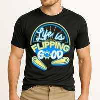 Retro Life Is Flipping Good Pinball Game Fan Performance Shirt