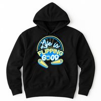 Retro Life Is Flipping Good Pinball Game Fan Hoodie