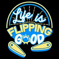 Retro Life Is Flipping Good Pinball Game Fan Mug