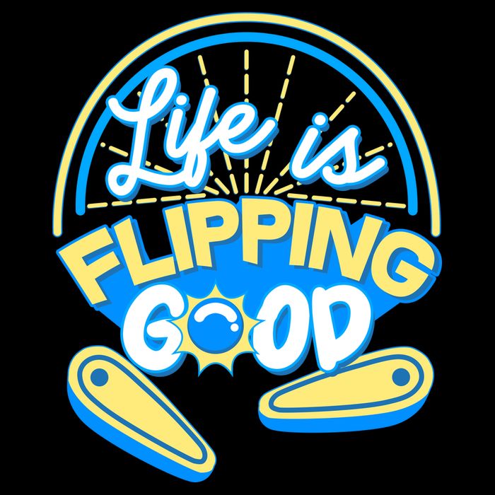 Retro Life Is Flipping Good Pinball Game Fan Mug