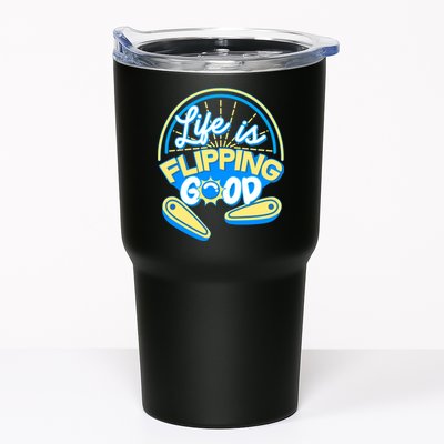 Retro Life Is Flipping Good Pinball Game Fan Tumbler