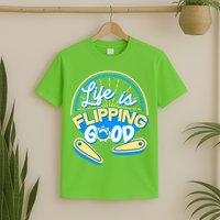 Retro Life Is Flipping Good Pinball Game Fan T-Shirt