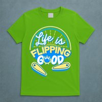 Retro Life Is Flipping Good Pinball Game Fan T-Shirt
