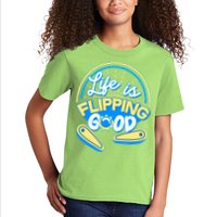 Retro Life Is Flipping Good Pinball Game Fan Kids T-Shirt