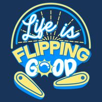 Retro Life Is Flipping Good Pinball Game Fan Infant Baby Jersey Bodysuit