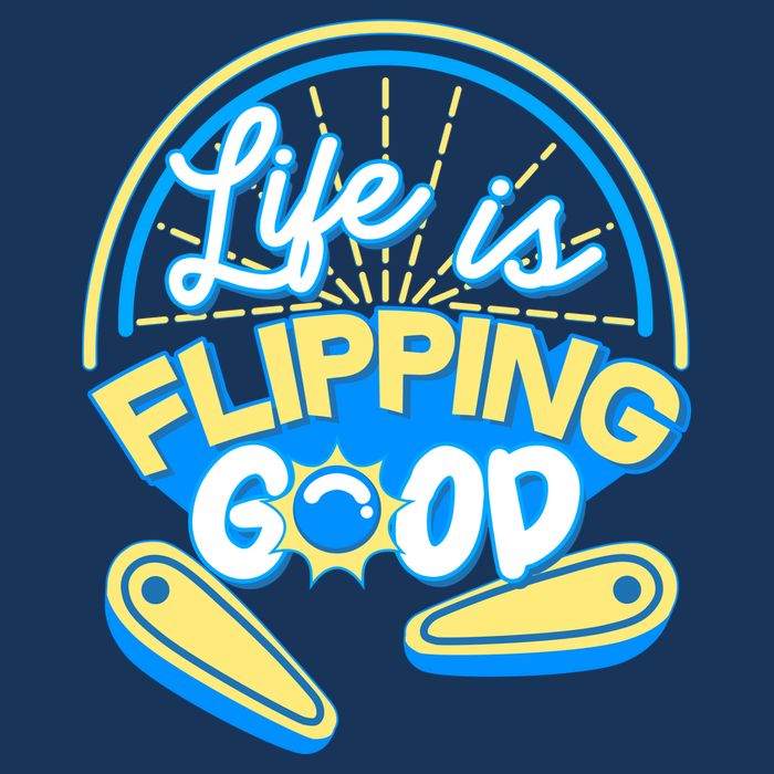 Retro Life Is Flipping Good Pinball Game Fan Infant Baby Jersey Bodysuit