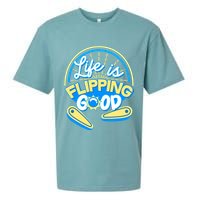 Retro Life Is Flipping Good Pinball Game Fan Sueded Cloud Jersey T-Shirt
