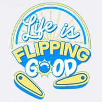 Retro Life Is Flipping Good Pinball Game Fan Garment-Dyed Sweatshirt