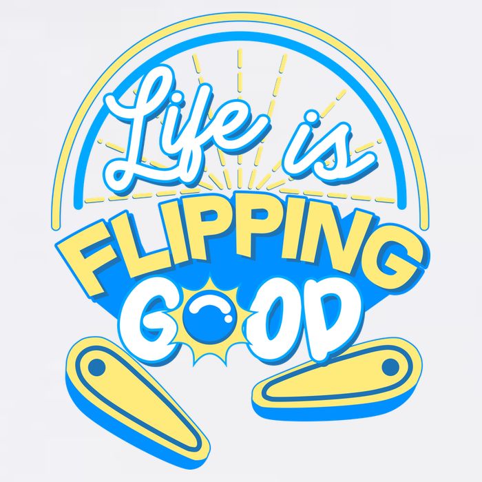 Retro Life Is Flipping Good Pinball Game Fan Garment-Dyed Sweatshirt