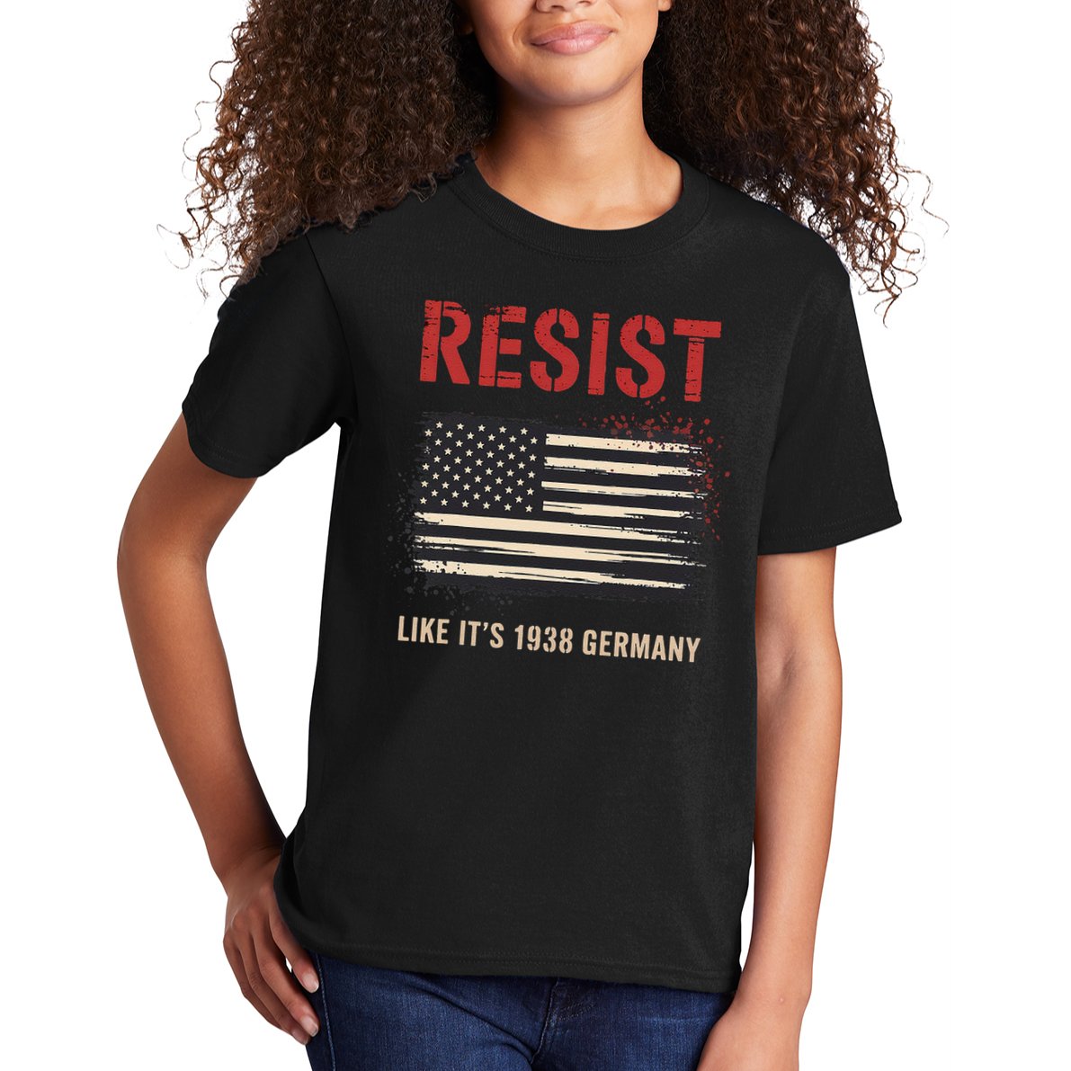 Resist Like Its 1938 Germany Grandpa Dad Uncle Mom Gift Kids T-Shirt