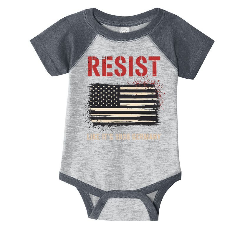 Resist Like Its 1938 Germany Grandpa Dad Uncle Mom Gift Infant Baby Jersey Bodysuit