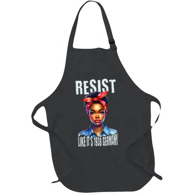 Resist Like Its 1938 Germany African American Girl Democrat Apron