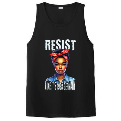 Resist Like Its 1938 Germany African American Girl Democrat PosiCharge Competitor Tank