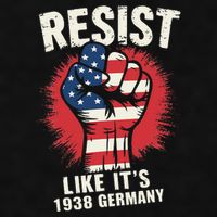 Resist Like Its 1938 Germany Ladies PosiCharge Tri-Blend Wicking Tank