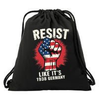Resist Like Its 1938 Germany Drawstring Bag