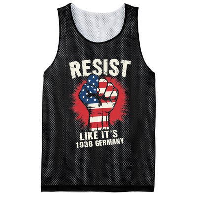 Resist Like Its 1938 Germany Mesh Reversible Basketball Jersey Tank
