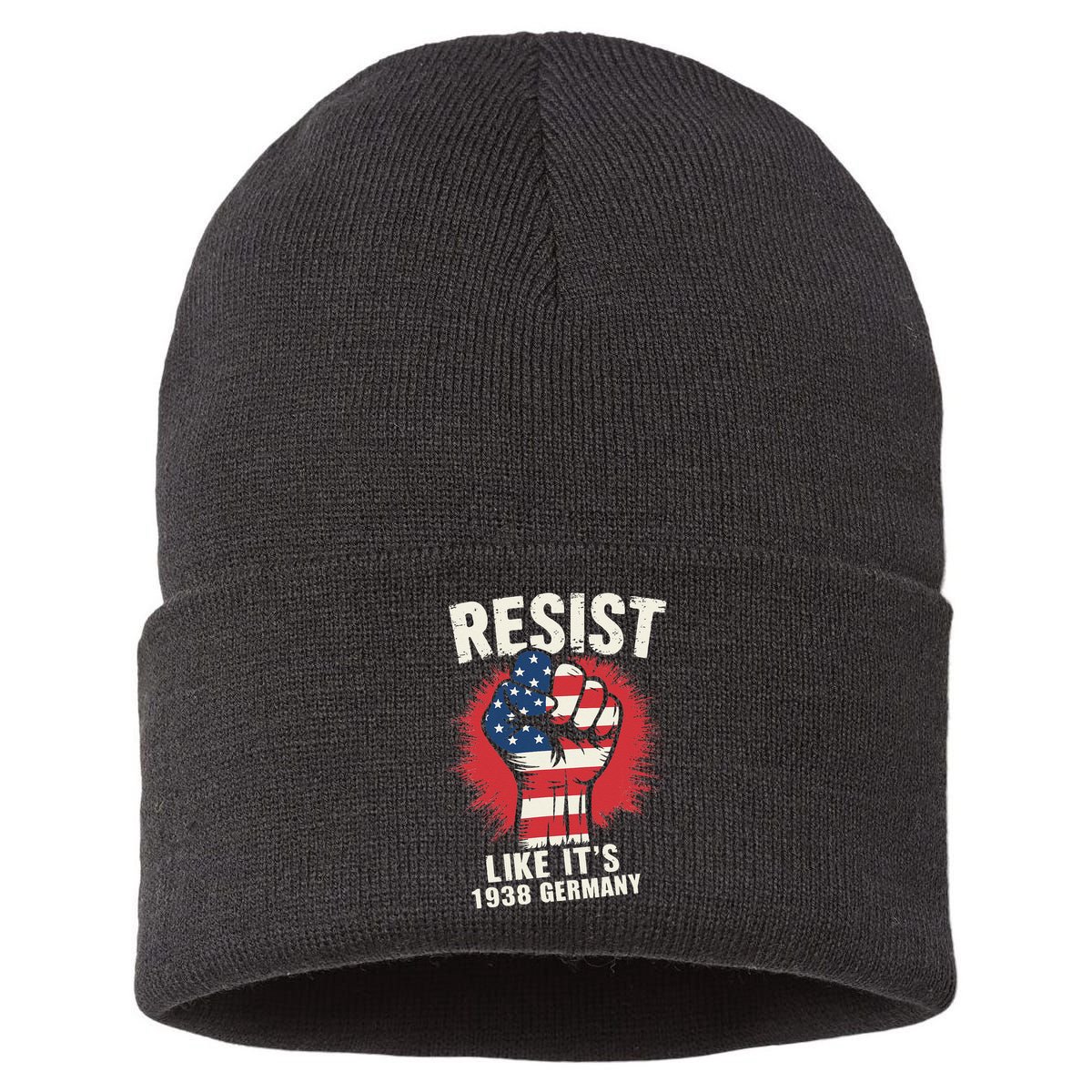 Resist Like Its 1938 Germany Sustainable Knit Beanie