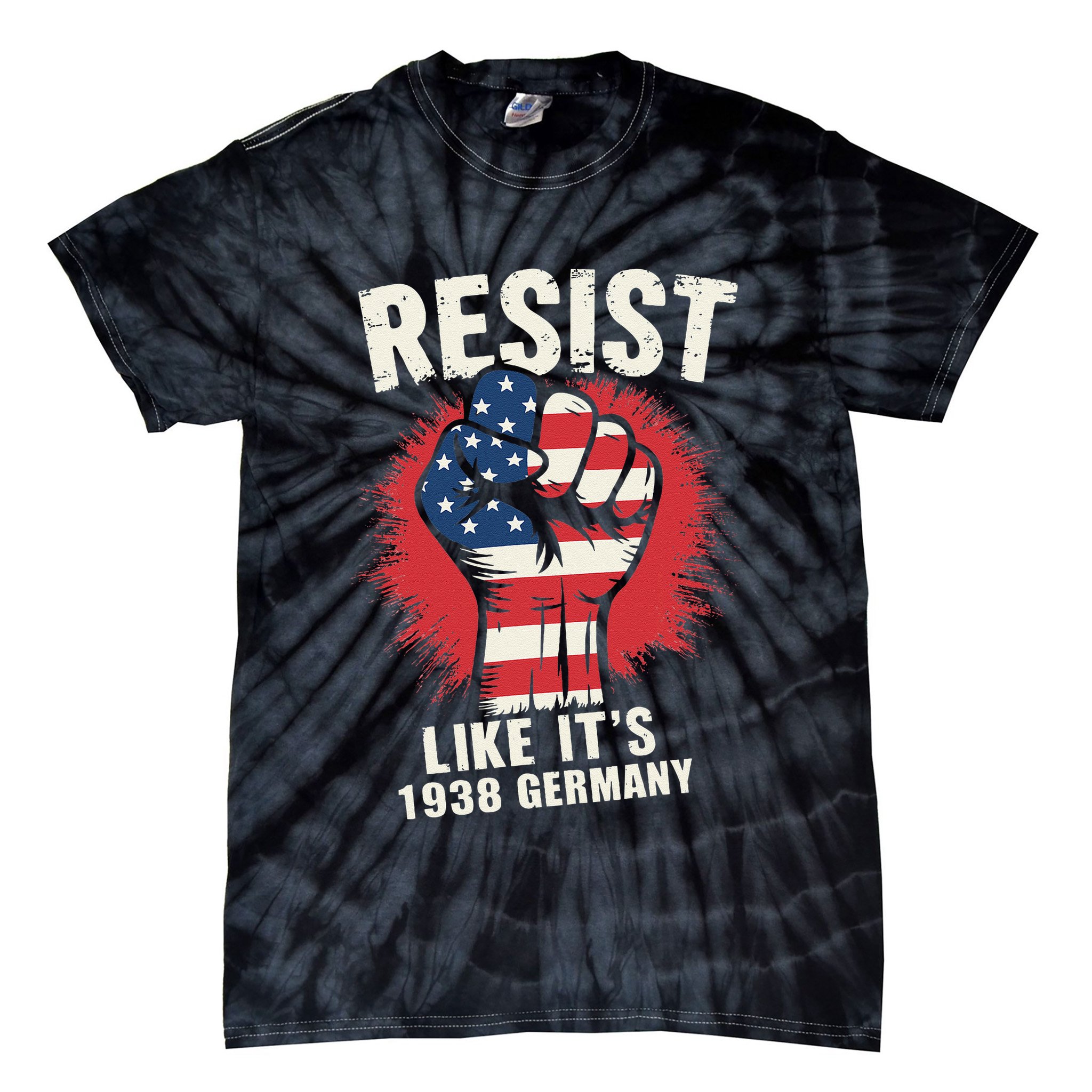 Resist Like Its 1938 Germany Tie-Dye T-Shirt