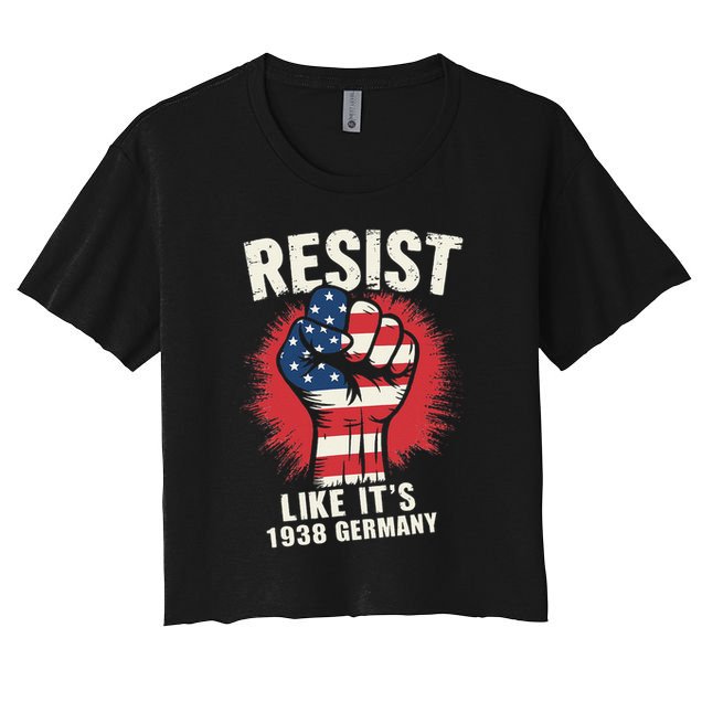Resist Like Its 1938 Germany Crop Top