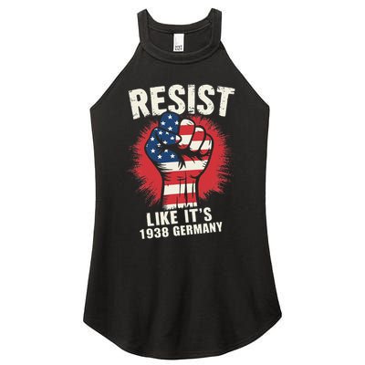 Resist Like Its 1938 Germany Women's Perfect Tri Rocker Tank