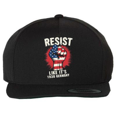 Resist Like Its 1938 Germany Wool Snapback Cap
