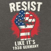 Resist Like Its 1938 Germany Cotton Canvas Backpack