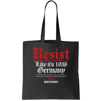 Resist Like It's 1938 Germany Bag