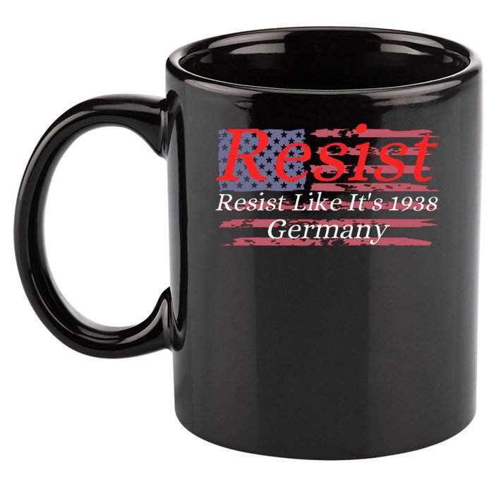 Resist Like Its 1938 Germany 11oz C Handle Ceramic Mug