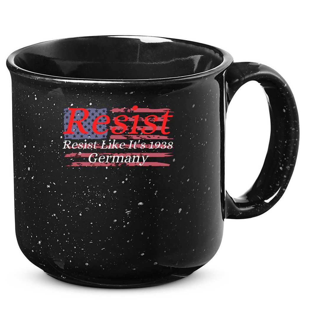 Resist Like Its 1938 Germany 15oz Campfire Ceramic Mug