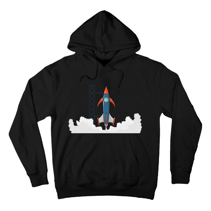 Rocket Launch Into Space Hoodie