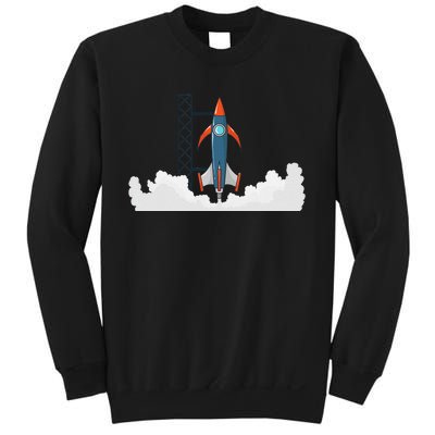 Rocket Launch Into Space Sweatshirt