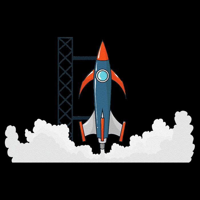 Rocket Launch Into Space Baby Bodysuit