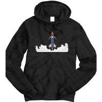 Rocket Launch Into Space Tie Dye Hoodie