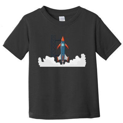 Rocket Launch Into Space Toddler T-Shirt