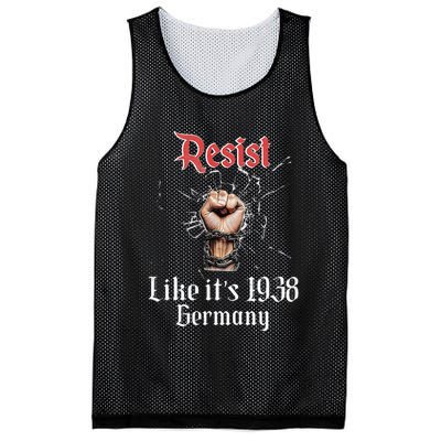 Resist Like Its 1938 Germany Vintage And Women Mesh Reversible Basketball Jersey Tank