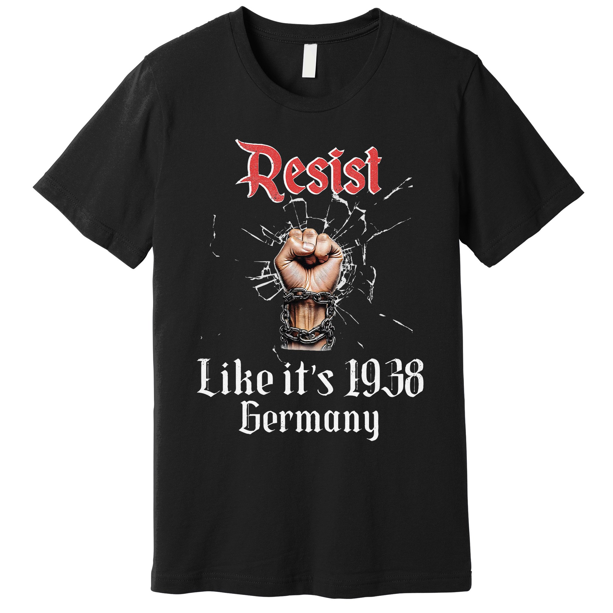 Resist Like Its 1938 Germany Vintage And Women Premium T-Shirt