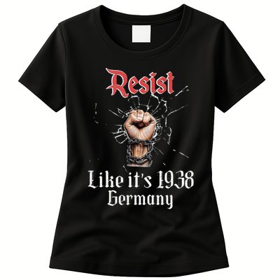 Resist Like Its 1938 Germany Vintage And Women Womens T-Shirt