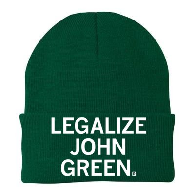 Raygunshirts Legalize John Green Knit Cap Winter Beanie