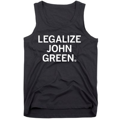 Raygunshirts Legalize John Green Tank Top