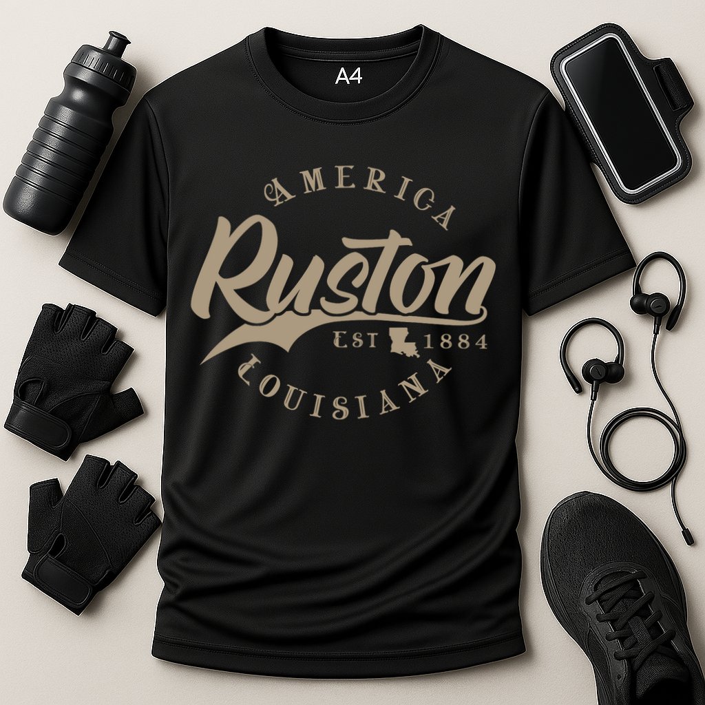 Ruston La Louisiana Cooling Performance Crew T-Shirt