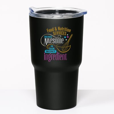 Retro Lunch Lady Food & Nutrition Services Being Awesome Tumbler