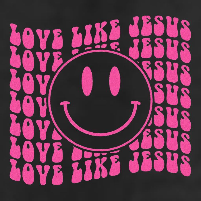 Retro Love Like Jesus Happy Face Aesthetic Adult Drive Performance Visor
