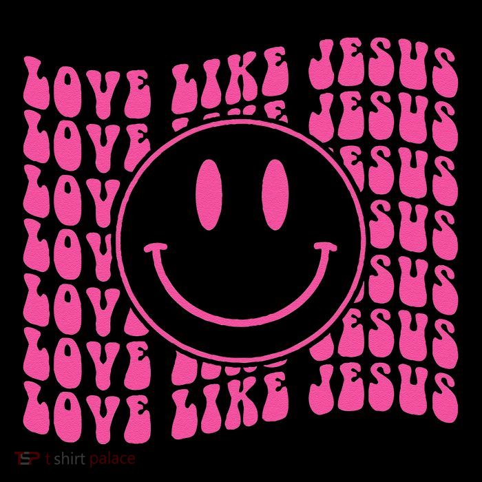 Retro Love Like Jesus Happy Face Aesthetic Flatbill Hat