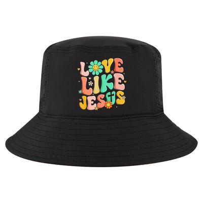 Retro Love Like Jesus Christian Religious God Lovers Gift Cool Comfort Performance Bucket Hat