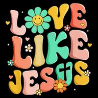 Retro Love Like Jesus Christian Religious God Lovers Gift Cooling Performance Crew T-Shirt